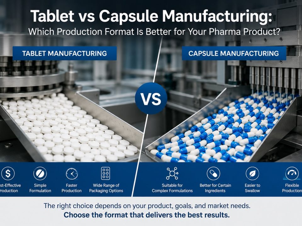Tablet vs Capsule Manufacturing: Which Production Format Is Better for Your Pharma Product?