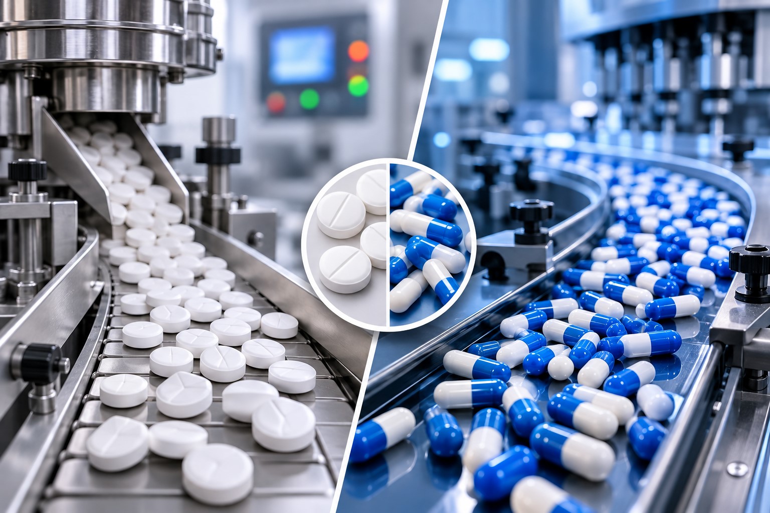 Tablet vs Capsule Manufacturing: Which Production Format Is Better for Your Pharma Product?